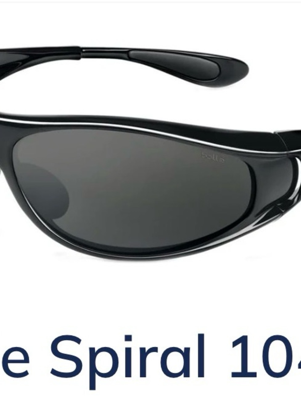 bolle Black Wraparound Sports Sunglasses